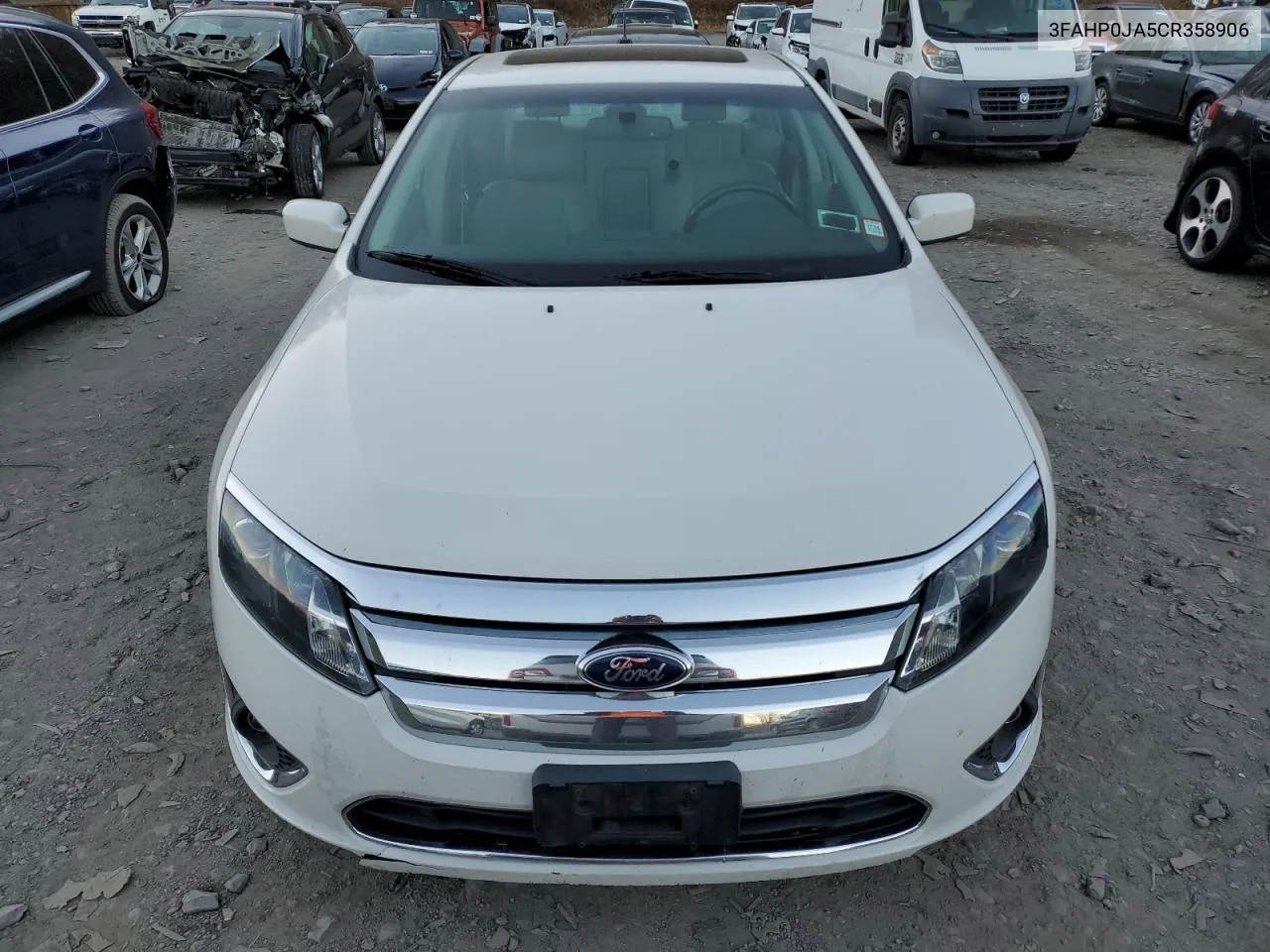 2012 Ford Fusion Sel VIN: 3FAHP0JA5CR358906 Lot: 80091814