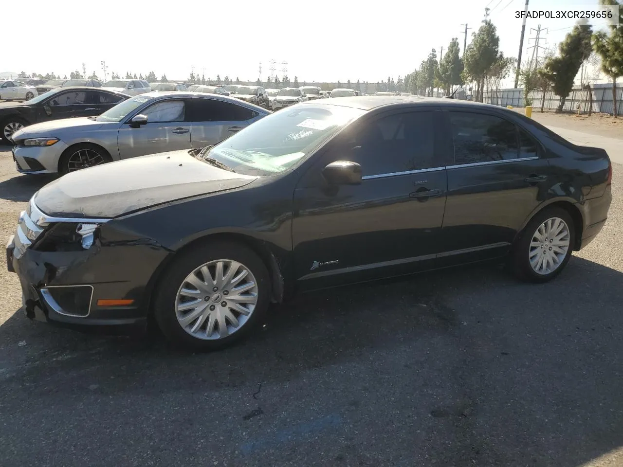 2012 Ford Fusion Hybrid VIN: 3FADP0L3XCR259656 Lot: 80164094