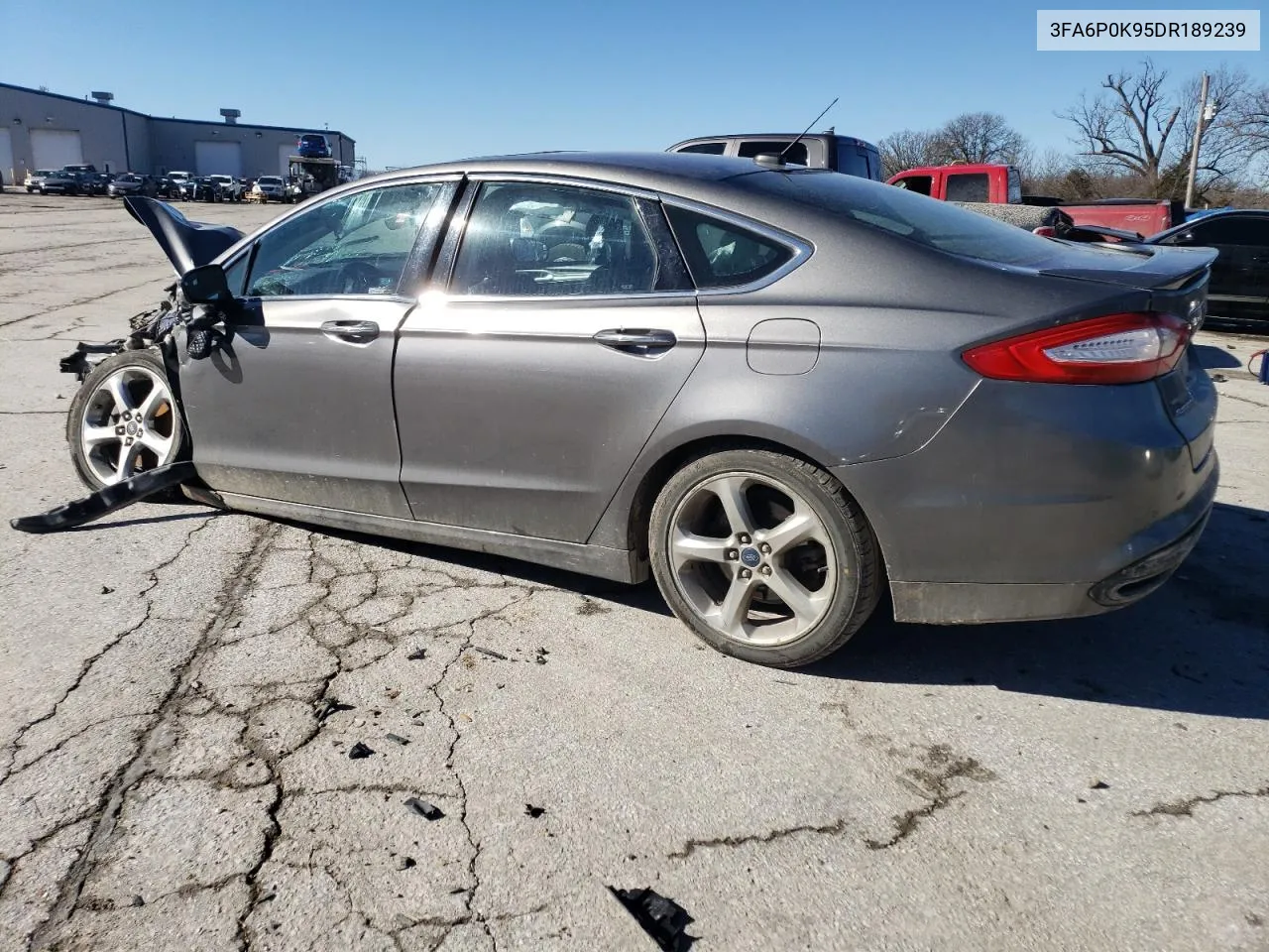 2013 Ford Fusion Titanium VIN: 3FA6P0K95DR189239 Lot: 40561454