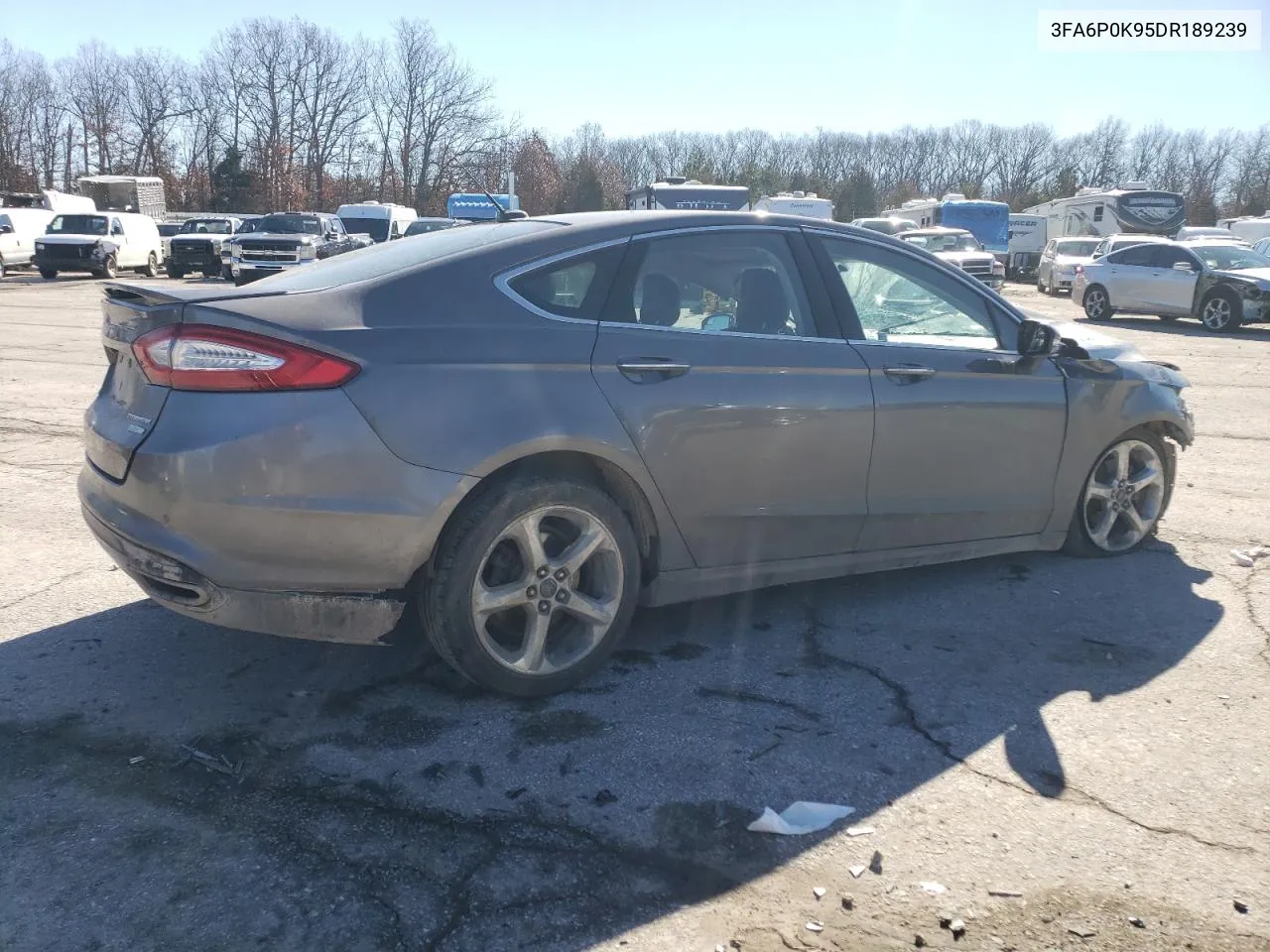 2013 Ford Fusion Titanium VIN: 3FA6P0K95DR189239 Lot: 40561454