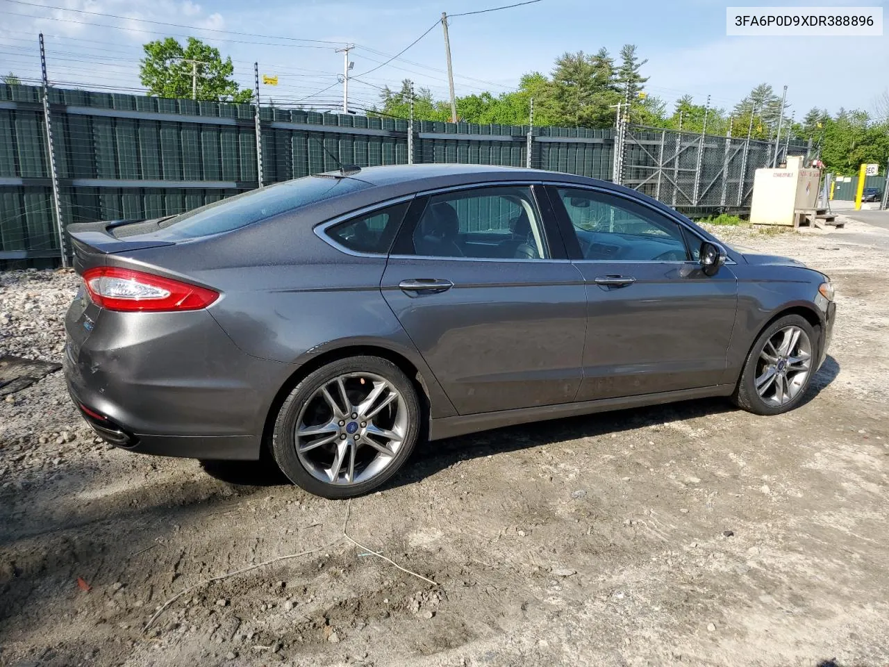 2013 Ford Fusion Titanium VIN: 3FA6P0D9XDR388896 Lot: 56036454