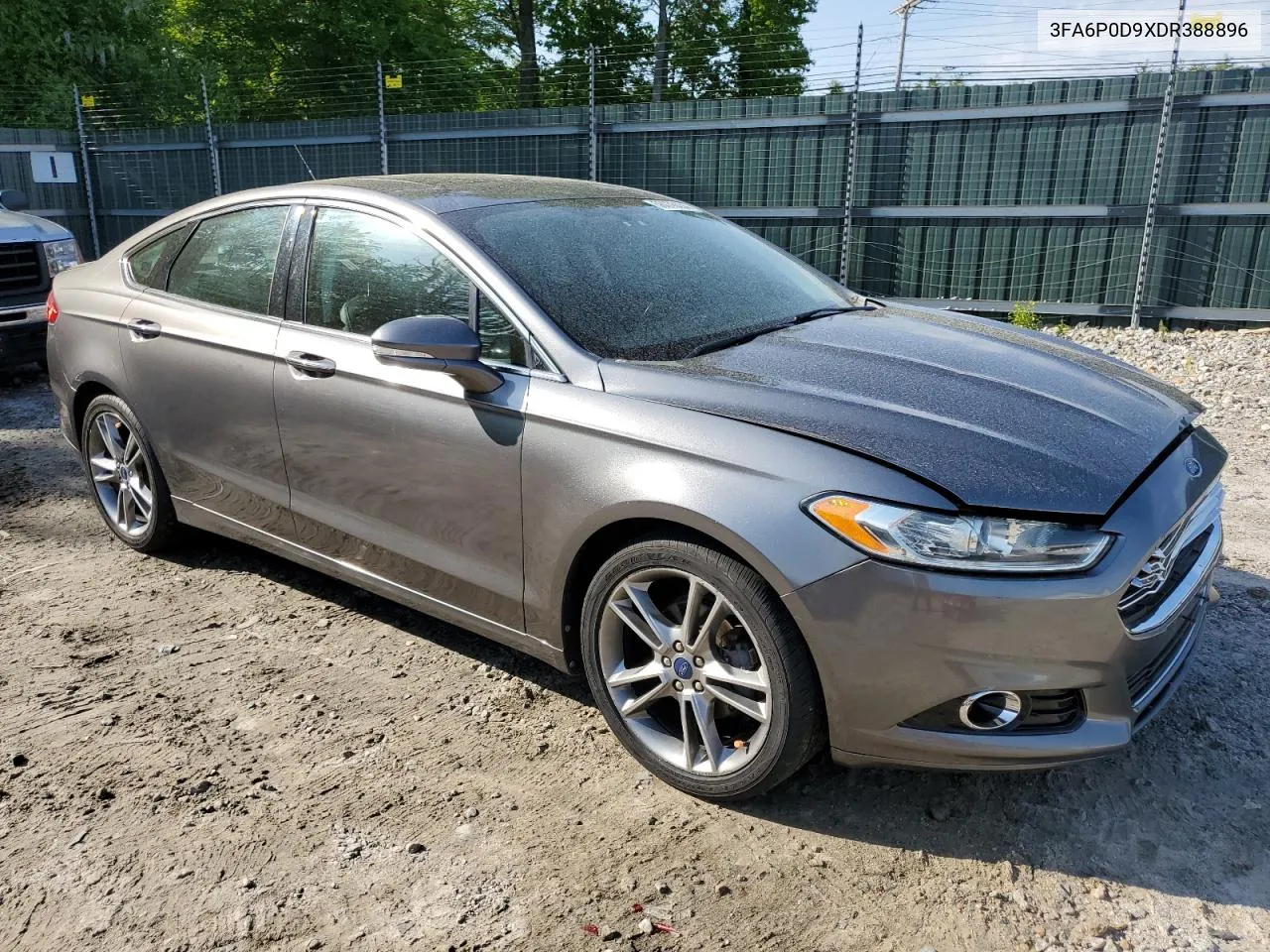 2013 Ford Fusion Titanium VIN: 3FA6P0D9XDR388896 Lot: 56036454