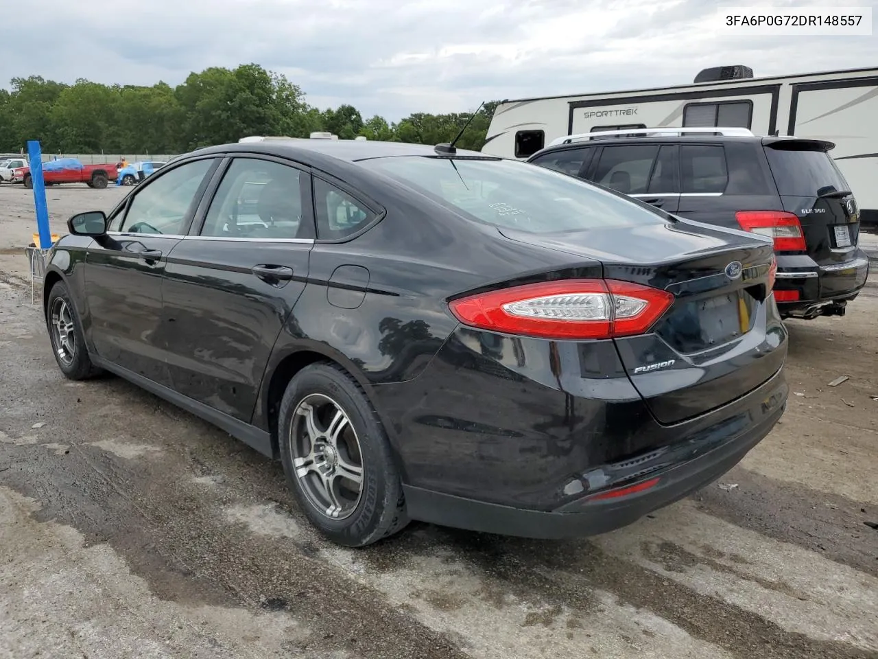 2013 Ford Fusion S VIN: 3FA6P0G72DR148557 Lot: 58756713