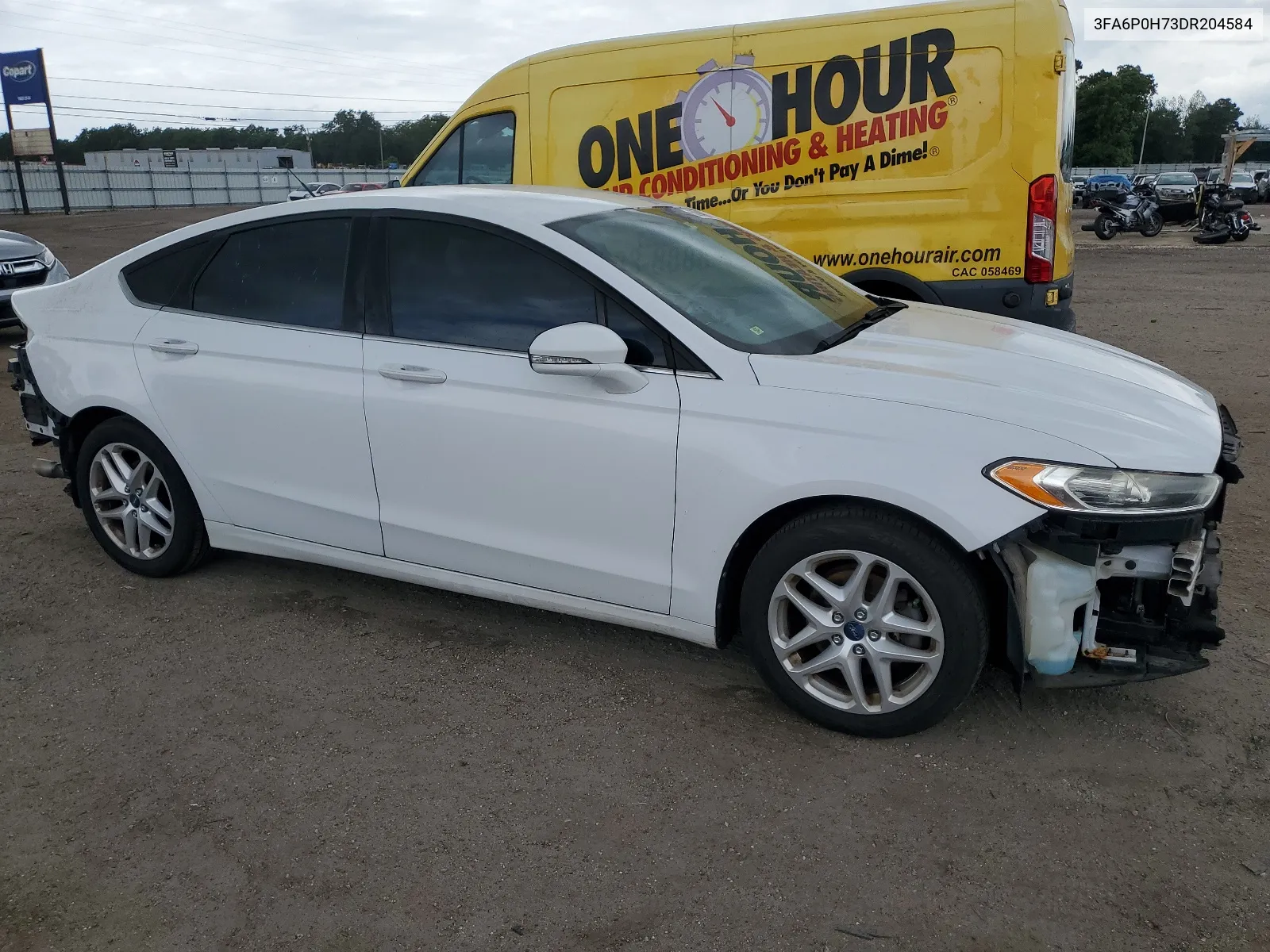 2013 Ford Fusion Se VIN: 3FA6P0H73DR204584 Lot: 58949914