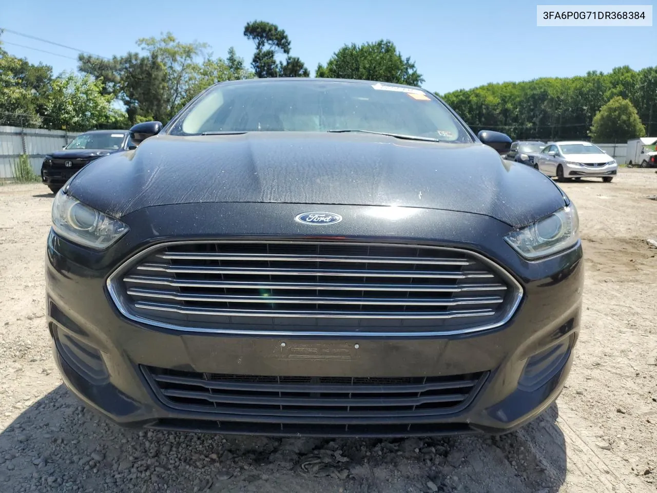 2013 Ford Fusion S VIN: 3FA6P0G71DR368384 Lot: 59894274