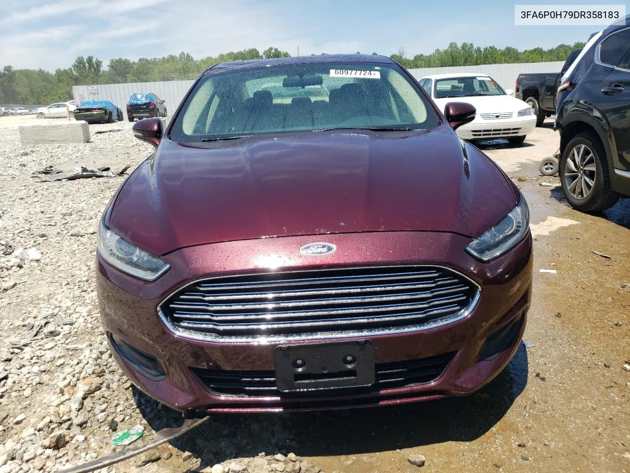 2013 Ford Fusion Se VIN: 3FA6P0H79DR358183 Lot: 60977724