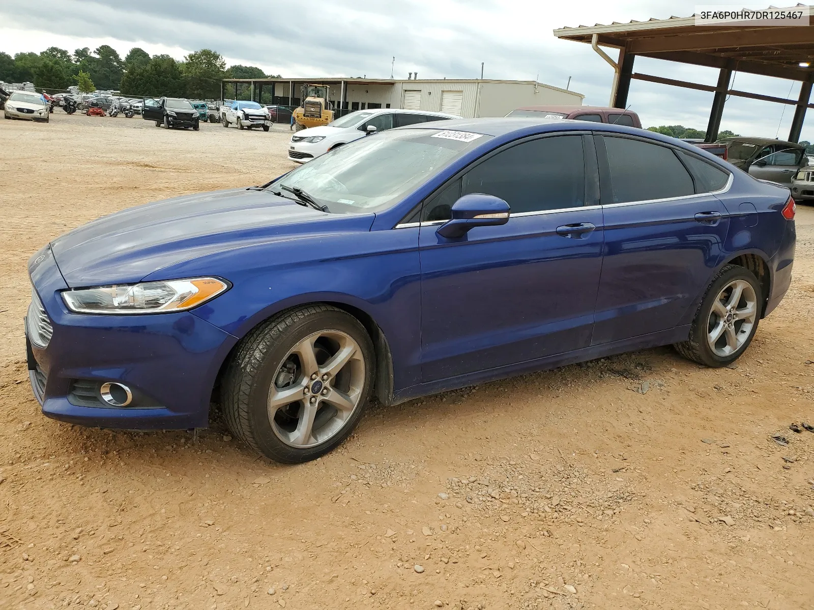 2013 Ford Fusion Se VIN: 3FA6P0HR7DR125467 Lot: 61231384