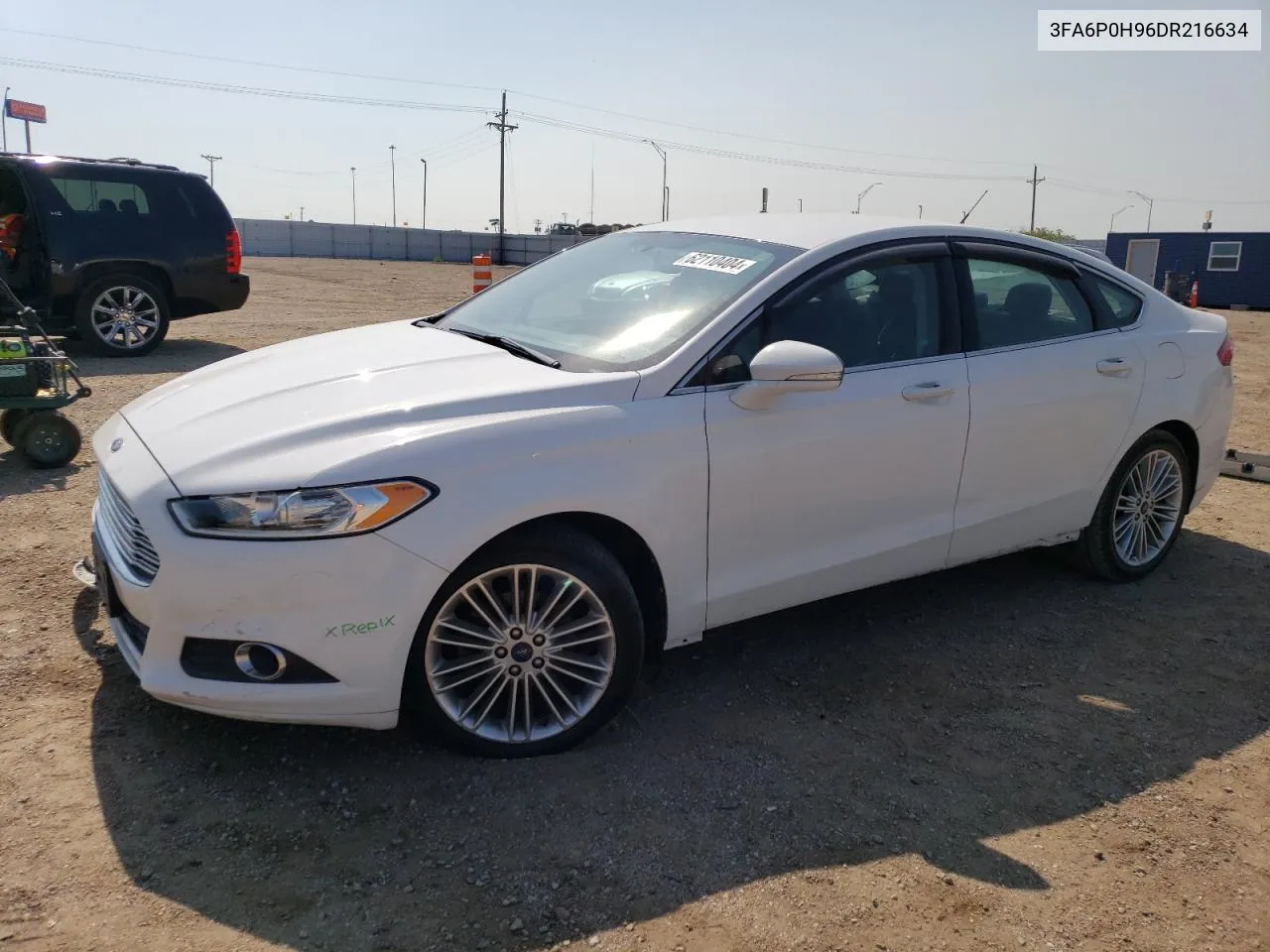 2013 Ford Fusion Se VIN: 3FA6P0H96DR216634 Lot: 62110404