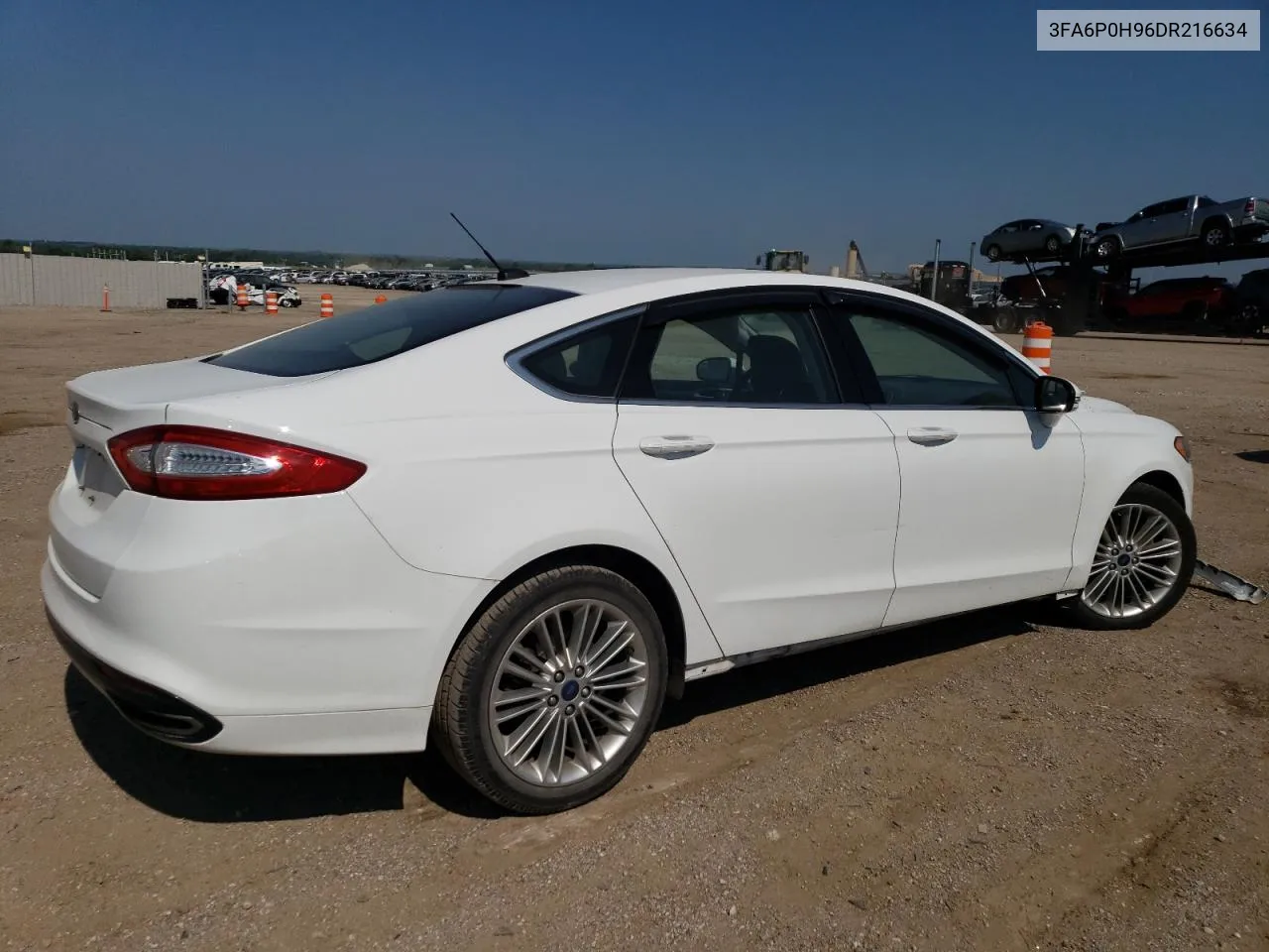 2013 Ford Fusion Se VIN: 3FA6P0H96DR216634 Lot: 62110404