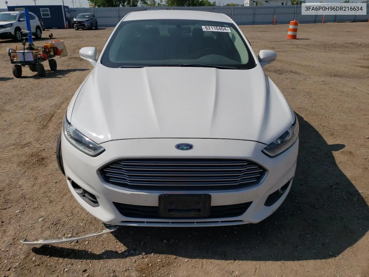 2013 Ford Fusion Se VIN: 3FA6P0H96DR216634 Lot: 62110404