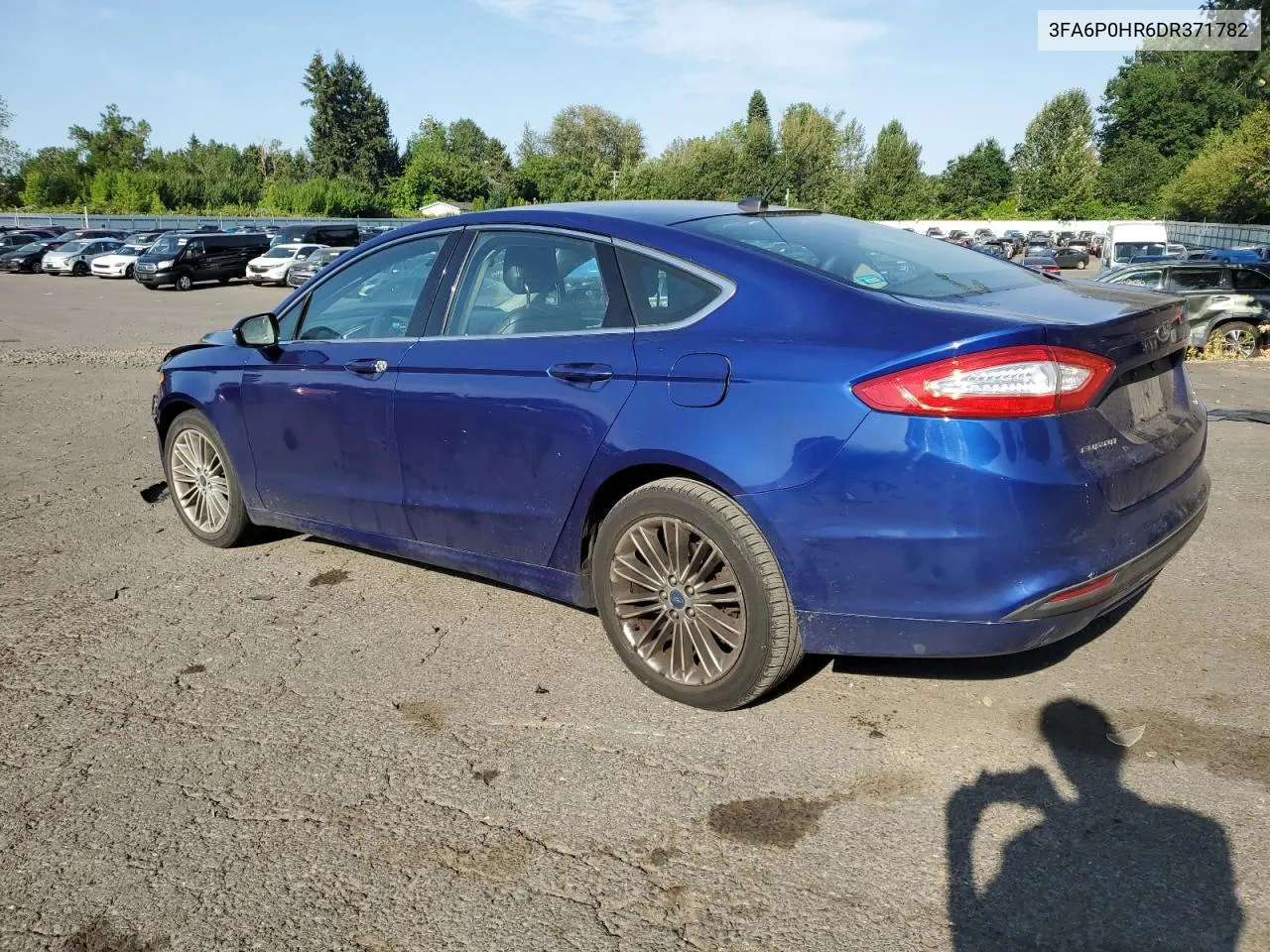 2013 Ford Fusion Se VIN: 3FA6P0HR6DR371782 Lot: 63359024