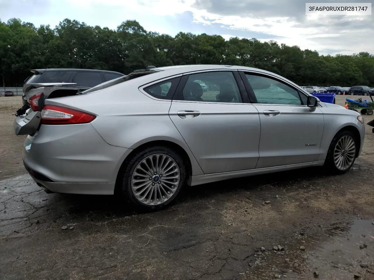 2013 Ford Fusion Titanium Hev VIN: 3FA6P0RUXDR281747 Lot: 63413334