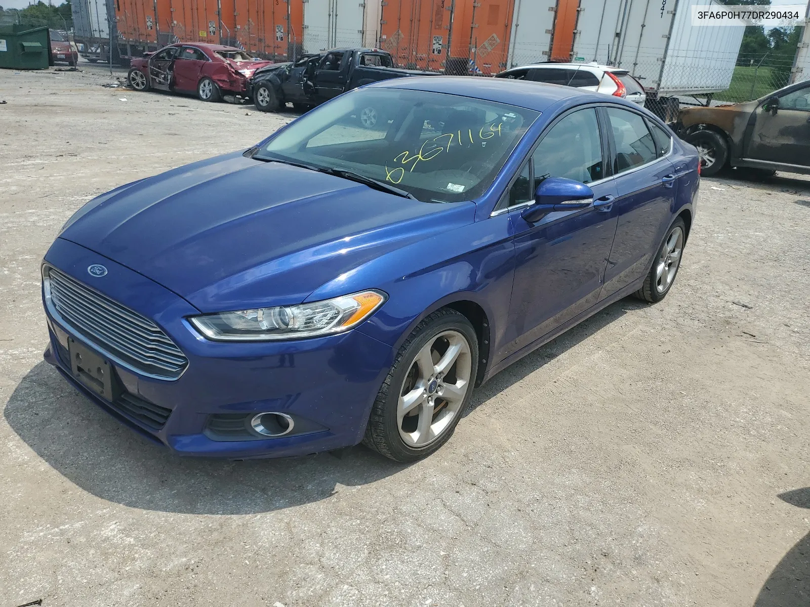 2013 Ford Fusion Se VIN: 3FA6P0H77DR290434 Lot: 63671164