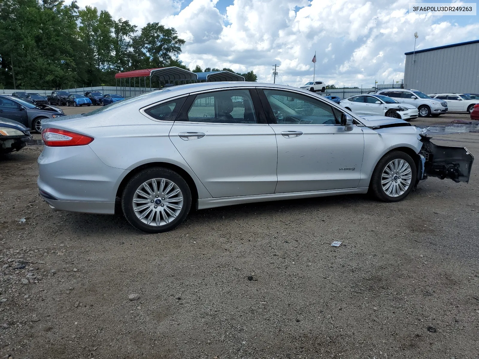 2013 Ford Fusion Se Hybrid VIN: 3FA6P0LU3DR249263 Lot: 64180364