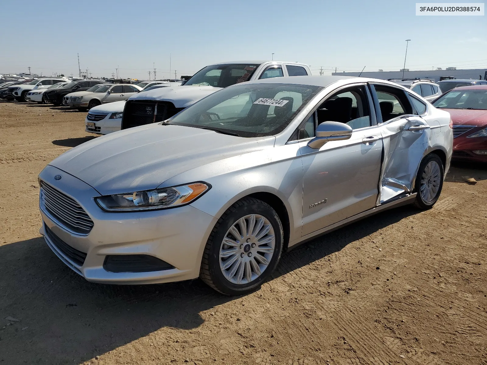 3FA6P0LU2DR388574 2013 Ford Fusion Se Hybrid