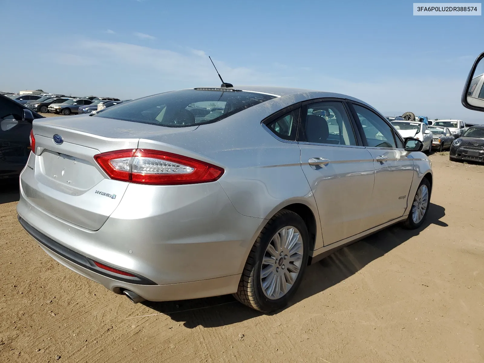 2013 Ford Fusion Se Hybrid VIN: 3FA6P0LU2DR388574 Lot: 64677244