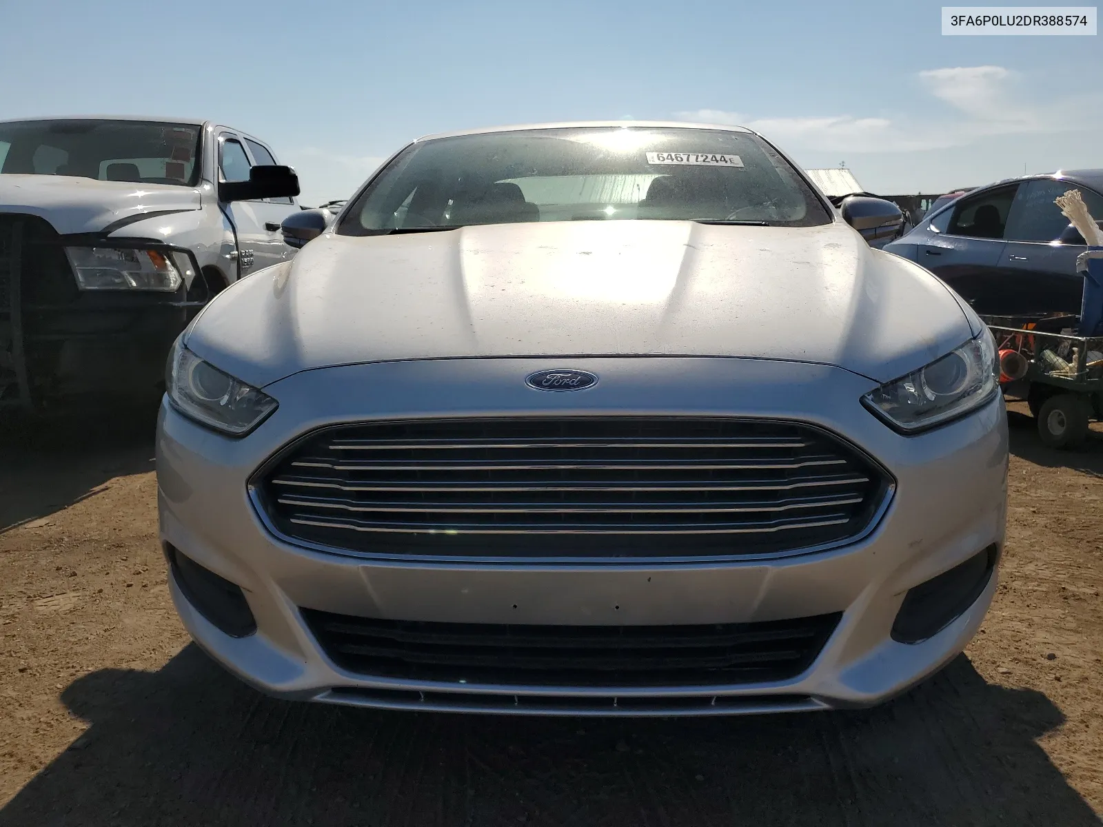 2013 Ford Fusion Se Hybrid VIN: 3FA6P0LU2DR388574 Lot: 64677244