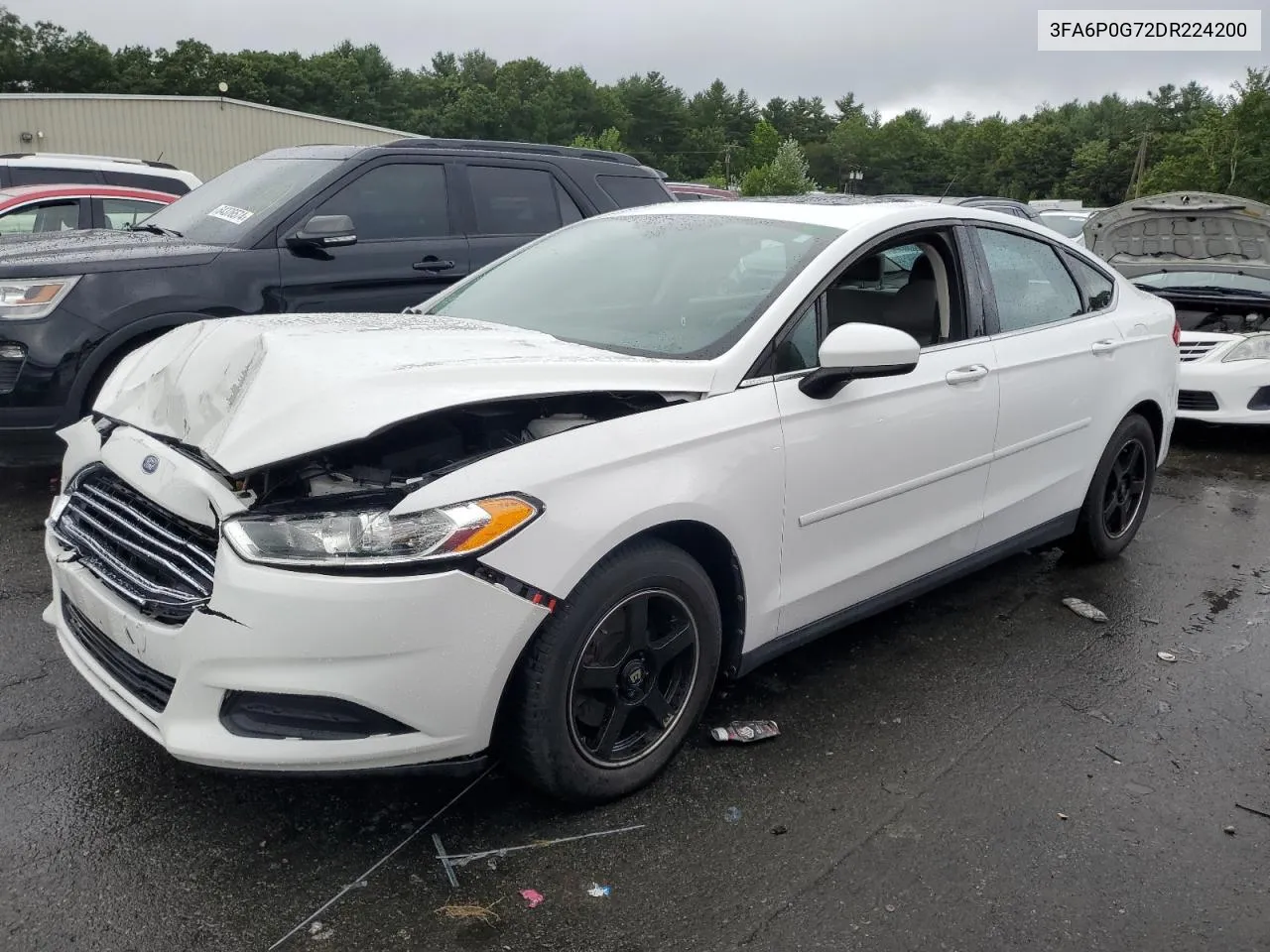 2013 Ford Fusion S VIN: 3FA6P0G72DR224200 Lot: 64958614