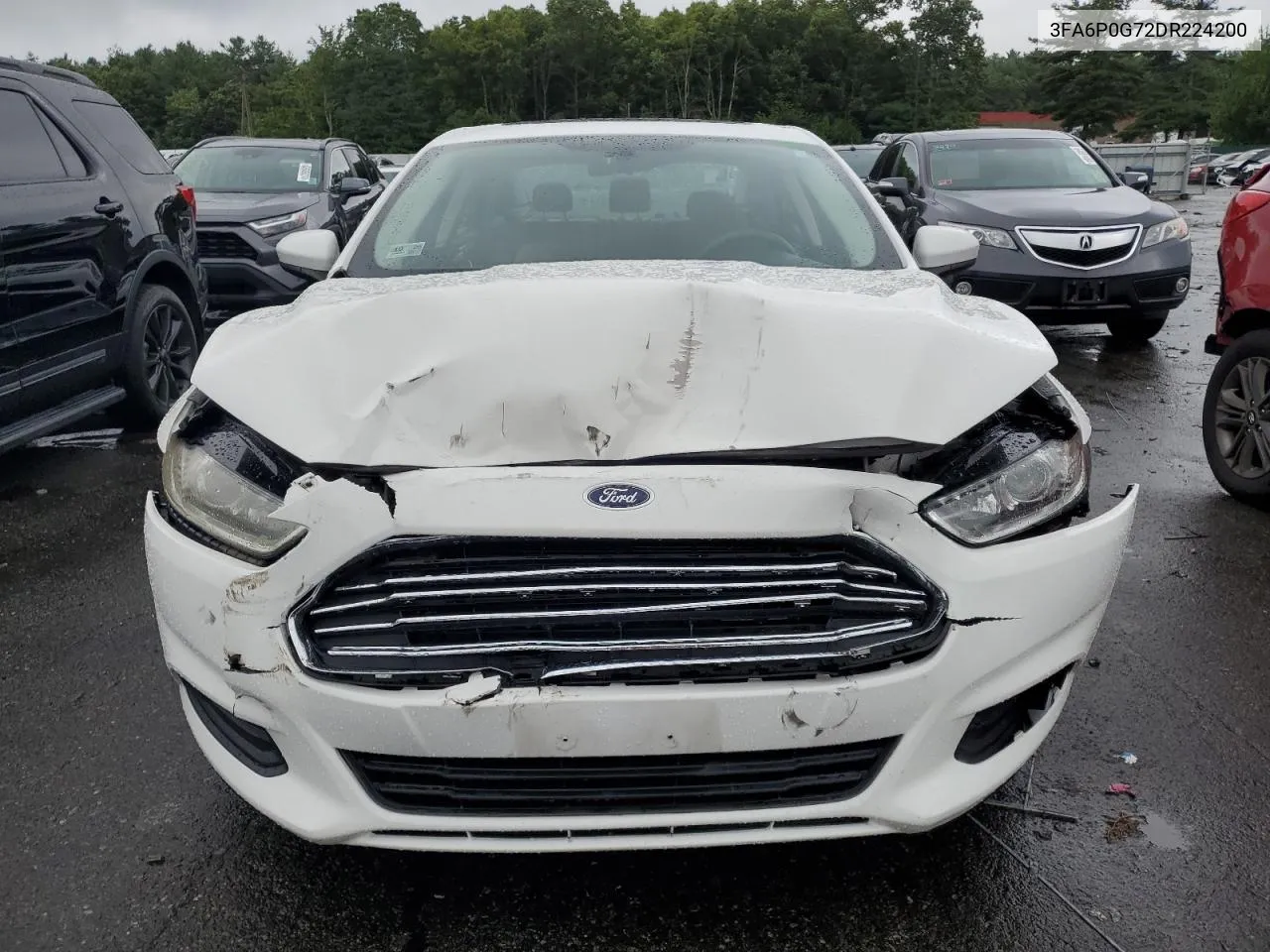 2013 Ford Fusion S VIN: 3FA6P0G72DR224200 Lot: 64958614