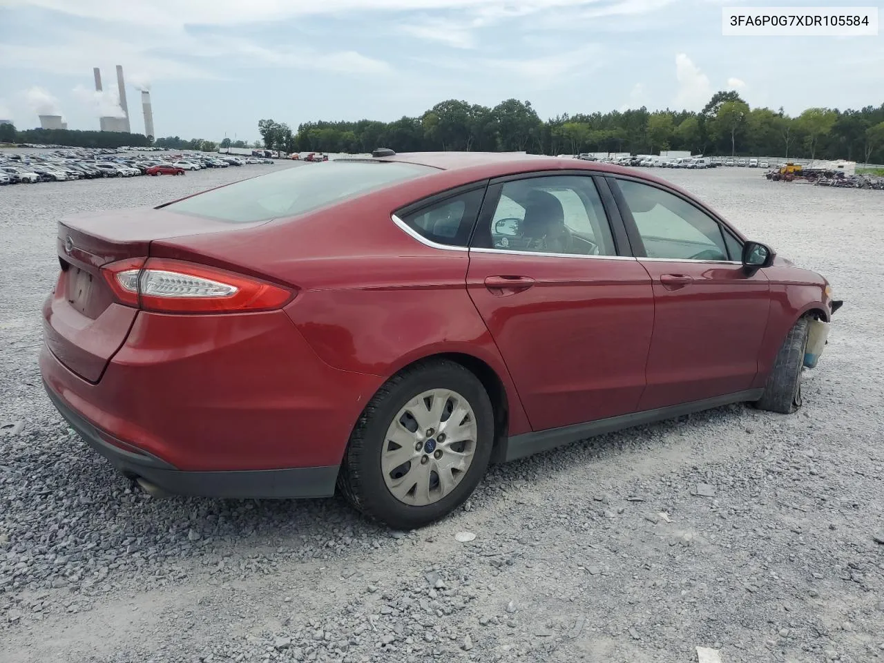 2013 Ford Fusion S VIN: 3FA6P0G7XDR105584 Lot: 65702844