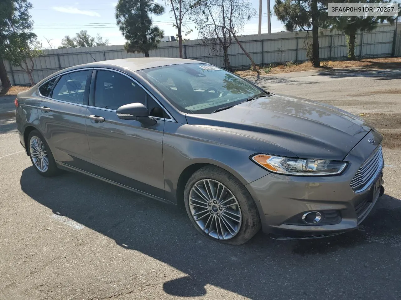 2013 Ford Fusion Se VIN: 3FA6P0H91DR170257 Lot: 65903364