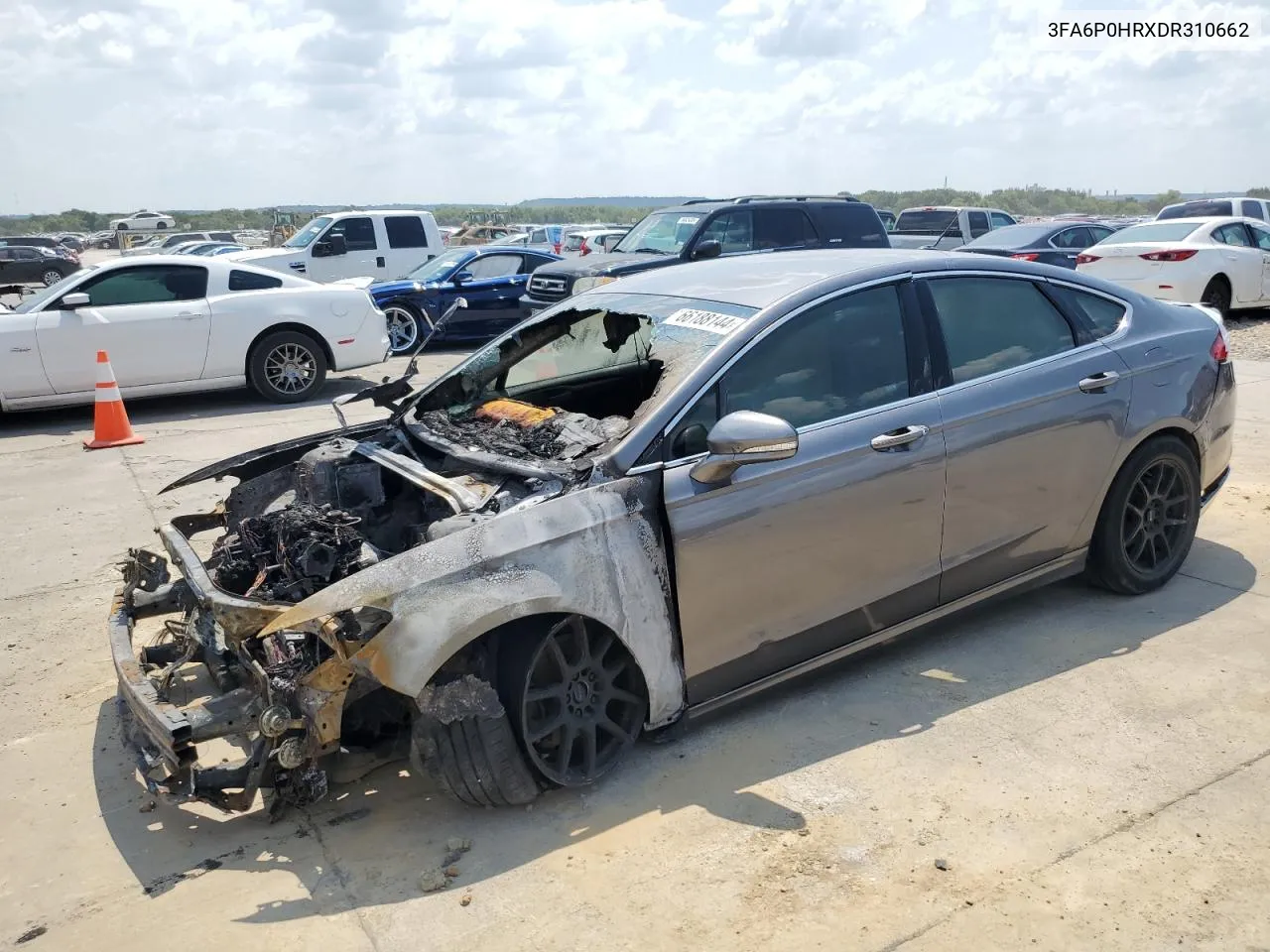 2013 Ford Fusion Se VIN: 3FA6P0HRXDR310662 Lot: 66188144