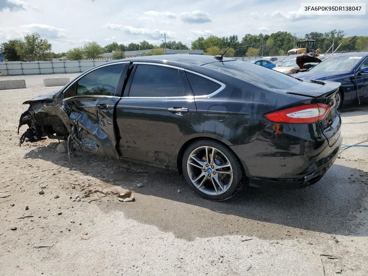 2013 Ford Fusion Titanium VIN: 3FA6P0K95DR138047 Lot: 66535044