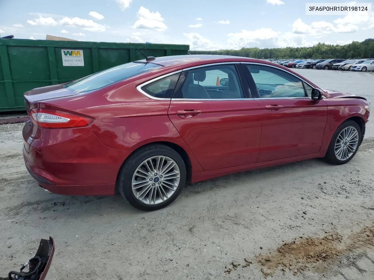 2013 Ford Fusion Se VIN: 3FA6P0HR1DR198124 Lot: 66747484