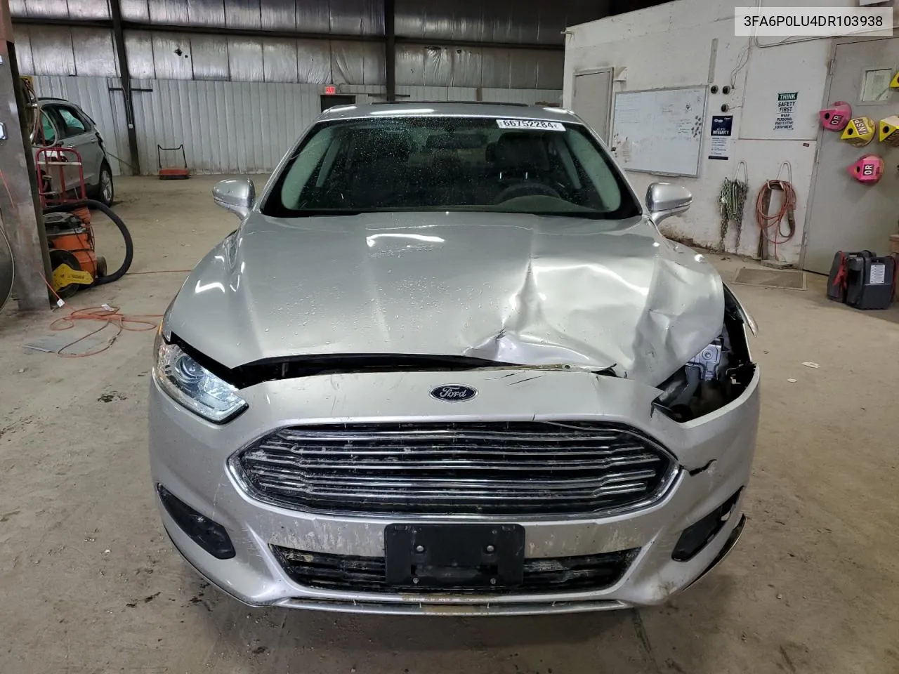 2013 Ford Fusion Se Hybrid VIN: 3FA6P0LU4DR103938 Lot: 66752284