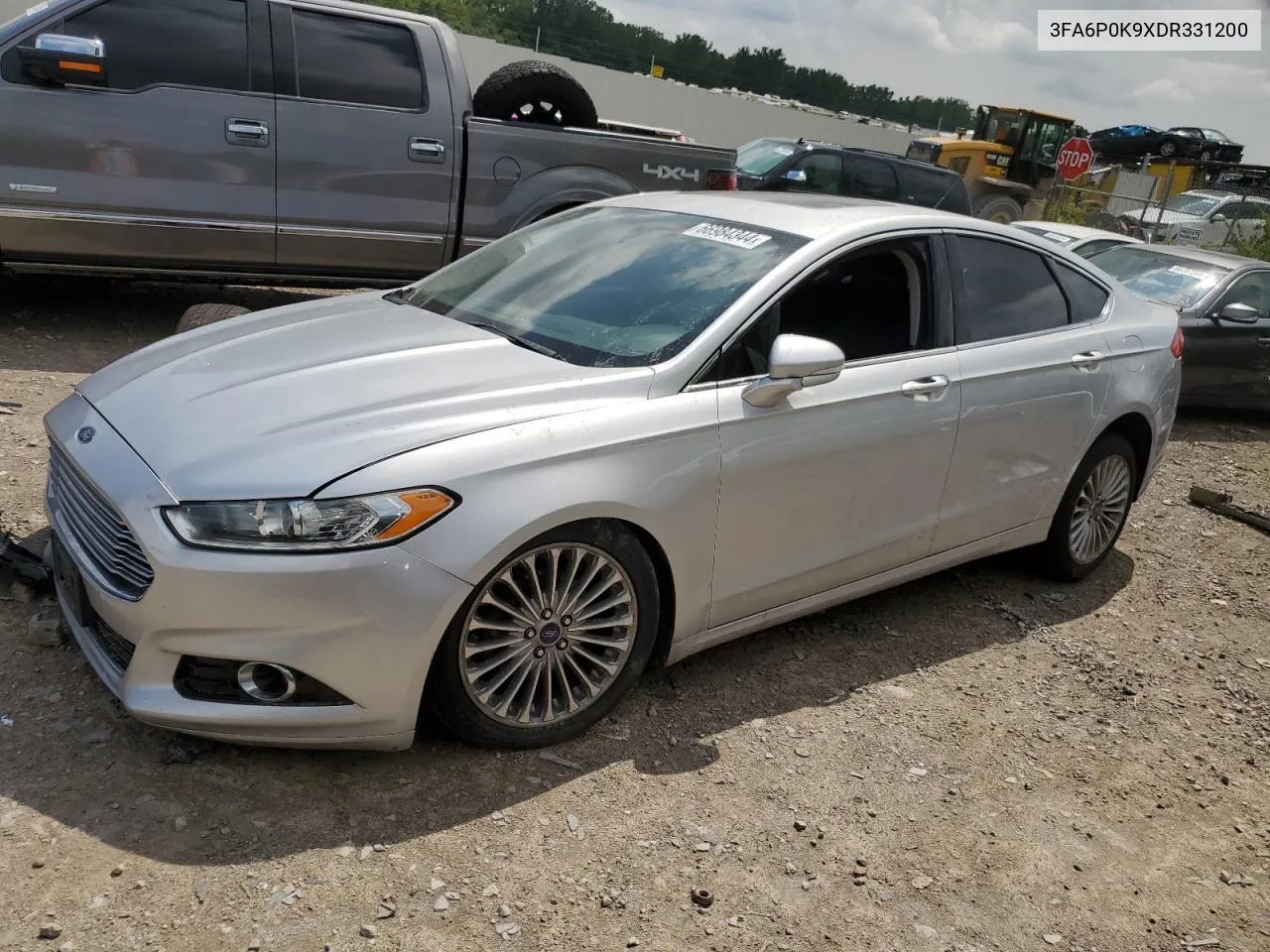 2013 Ford Fusion Titanium VIN: 3FA6P0K9XDR331200 Lot: 66984344