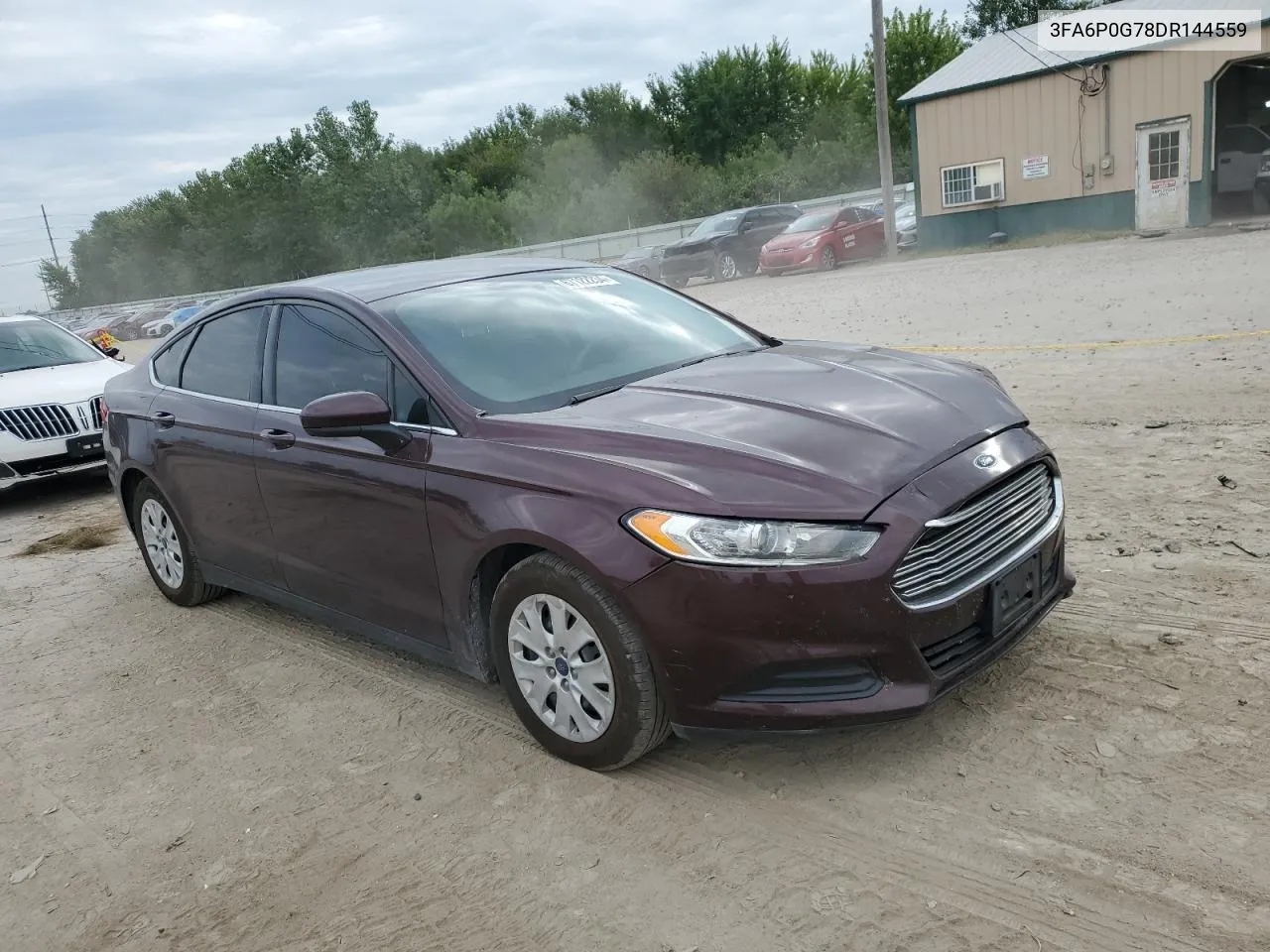 2013 Ford Fusion S VIN: 3FA6P0G78DR144559 Lot: 67122234