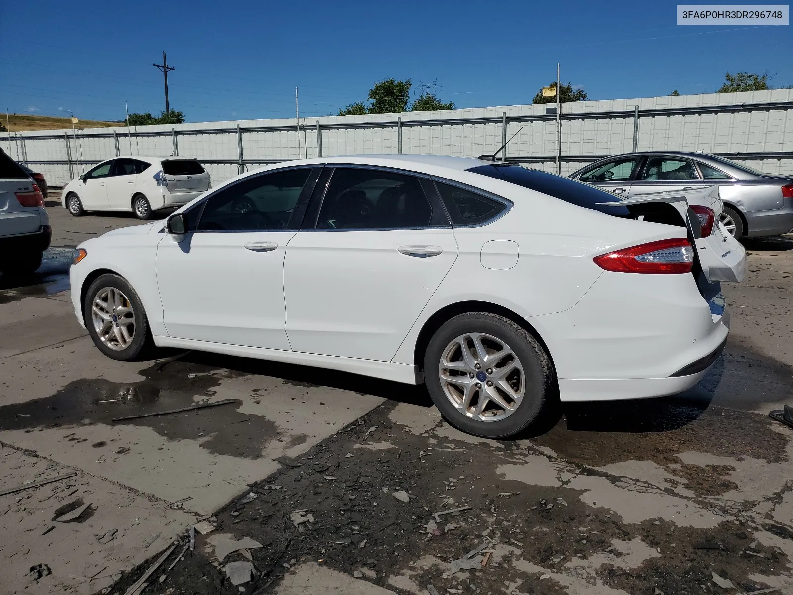 2013 Ford Fusion Se VIN: 3FA6P0HR3DR296748 Lot: 67903434