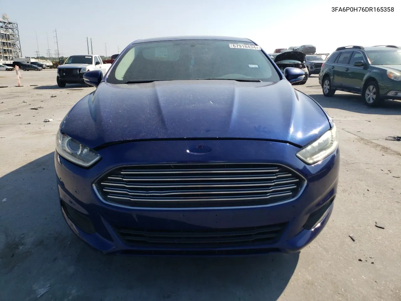 2013 Ford Fusion Se VIN: 3FA6P0H76DR165358 Lot: 67918434