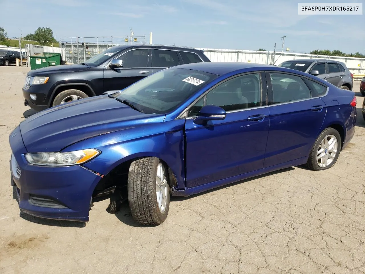 2013 Ford Fusion Se VIN: 3FA6P0H7XDR165217 Lot: 68217274