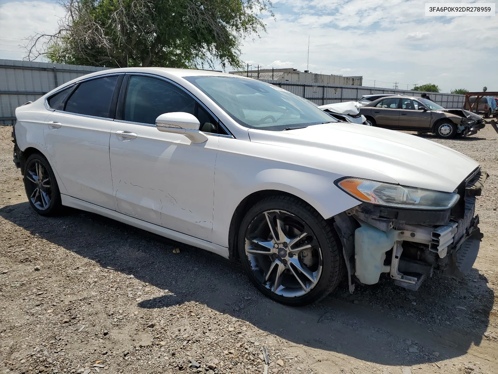 2013 Ford Fusion Titanium VIN: 3FA6P0K92DR278959 Lot: 68354614