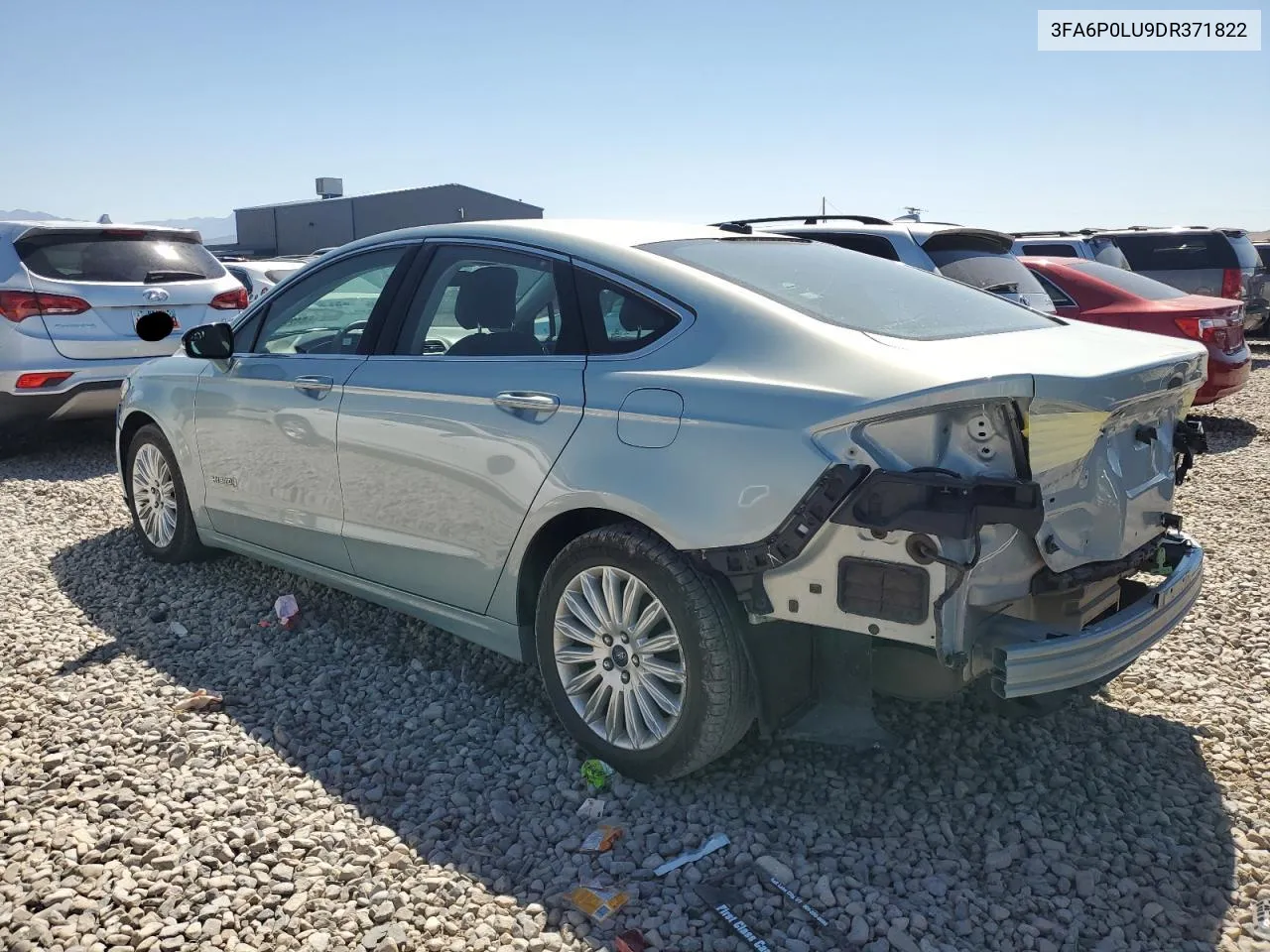 2013 Ford Fusion Se Hybrid VIN: 3FA6P0LU9DR371822 Lot: 68422874