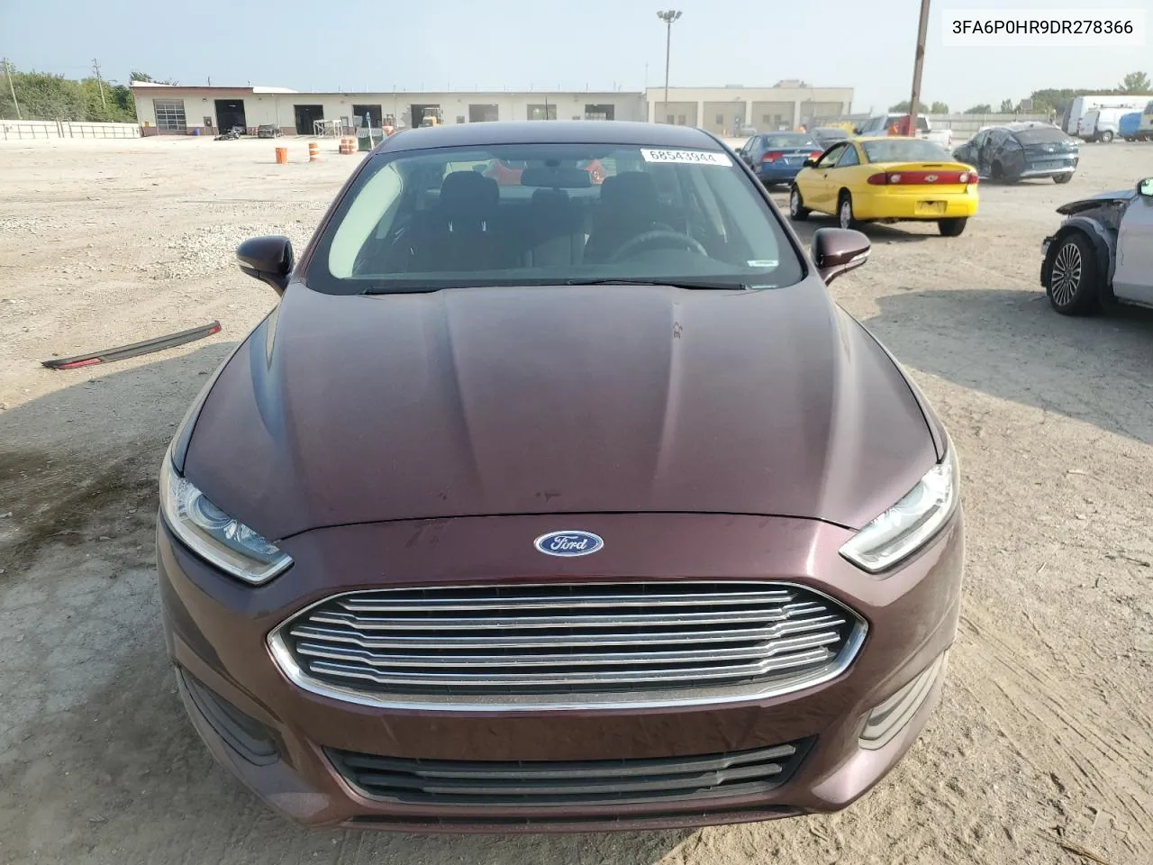 2013 Ford Fusion Se VIN: 3FA6P0HR9DR278366 Lot: 68543944