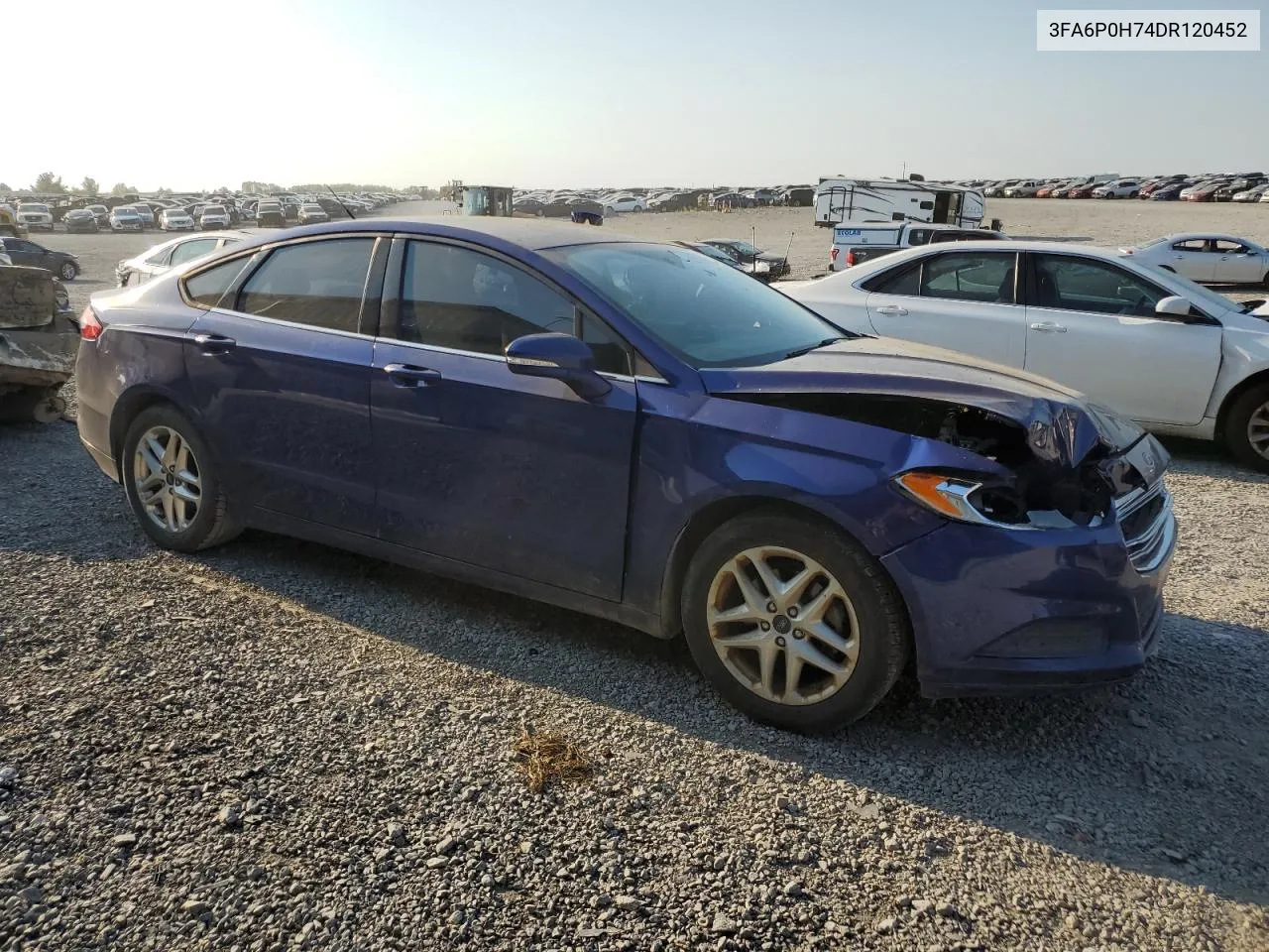 3FA6P0H74DR120452 2013 Ford Fusion Se