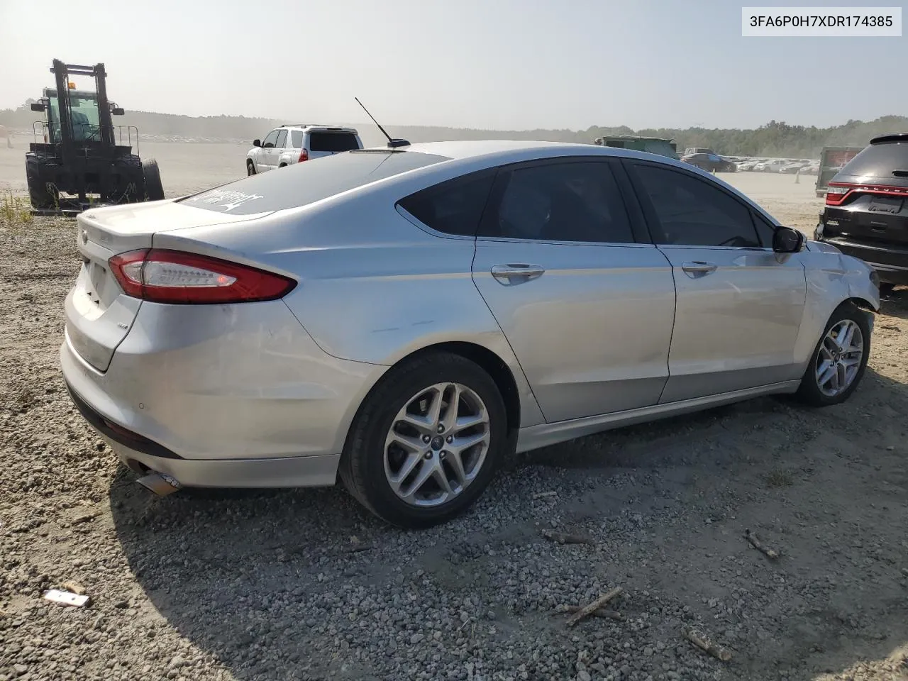 2013 Ford Fusion Se VIN: 3FA6P0H7XDR174385 Lot: 69063354