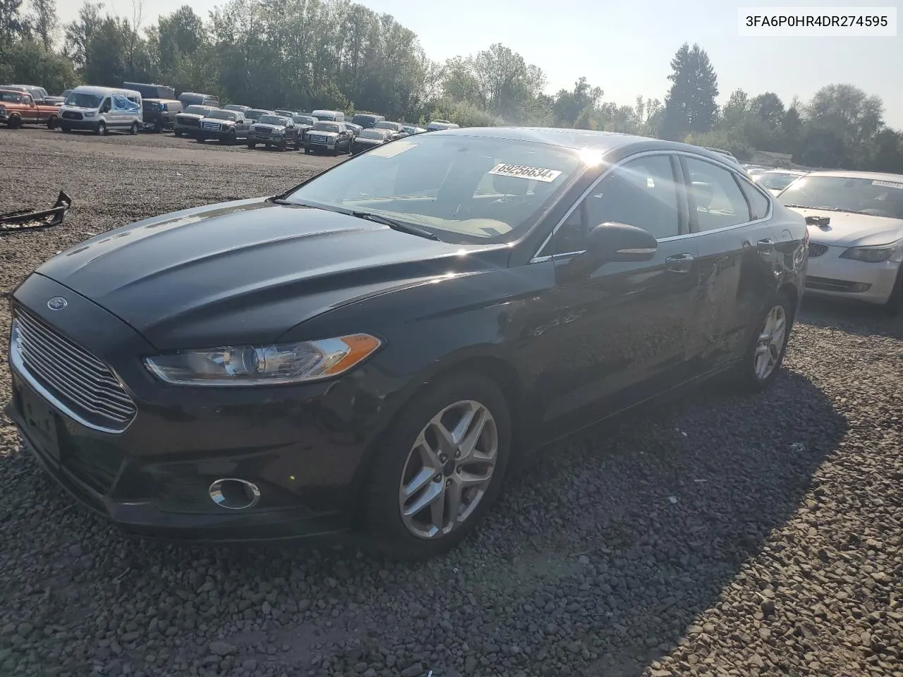 2013 Ford Fusion Se VIN: 3FA6P0HR4DR274595 Lot: 69256634