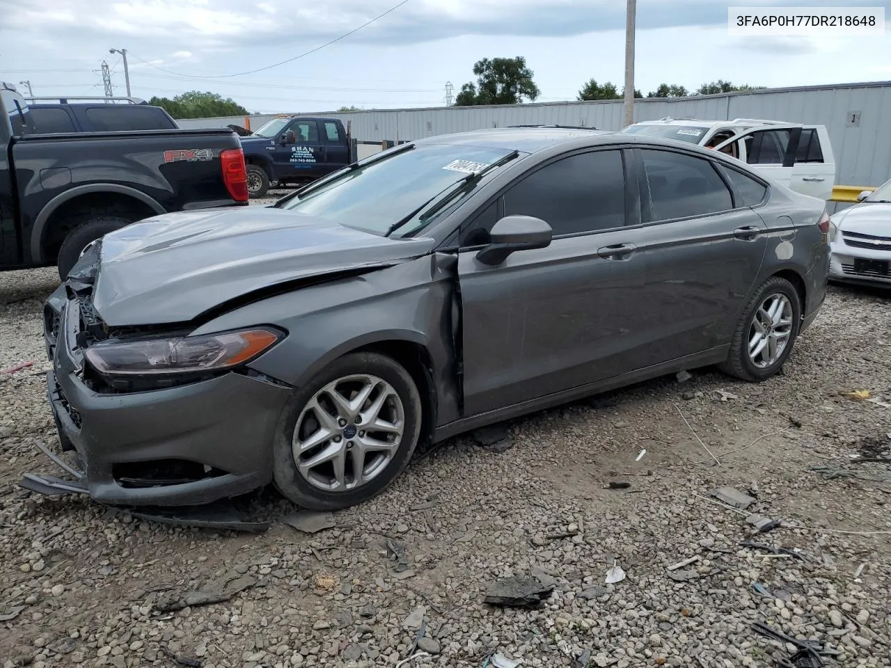 2013 Ford Fusion Se VIN: 3FA6P0H77DR218648 Lot: 70047634