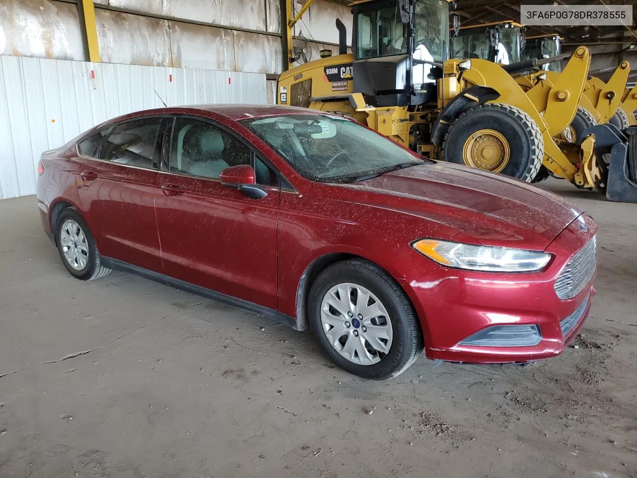 2013 Ford Fusion S VIN: 3FA6P0G78DR378555 Lot: 70522634