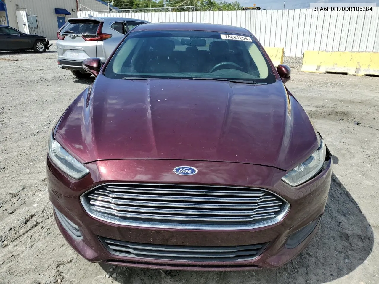 2013 Ford Fusion Se VIN: 3FA6P0H70DR105284 Lot: 70684254