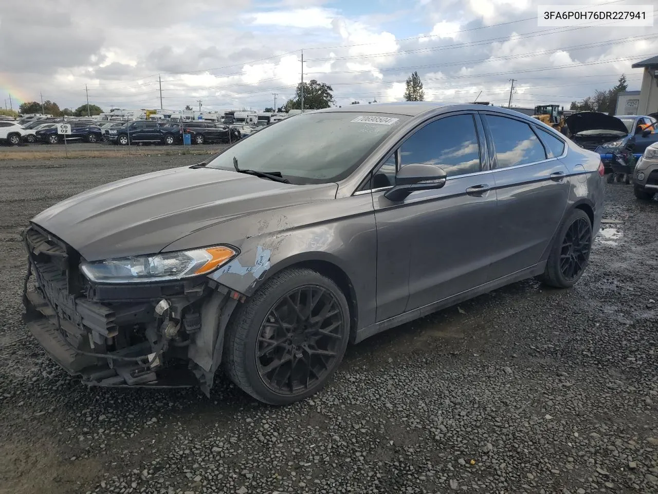 3FA6P0H76DR227941 2013 Ford Fusion Se