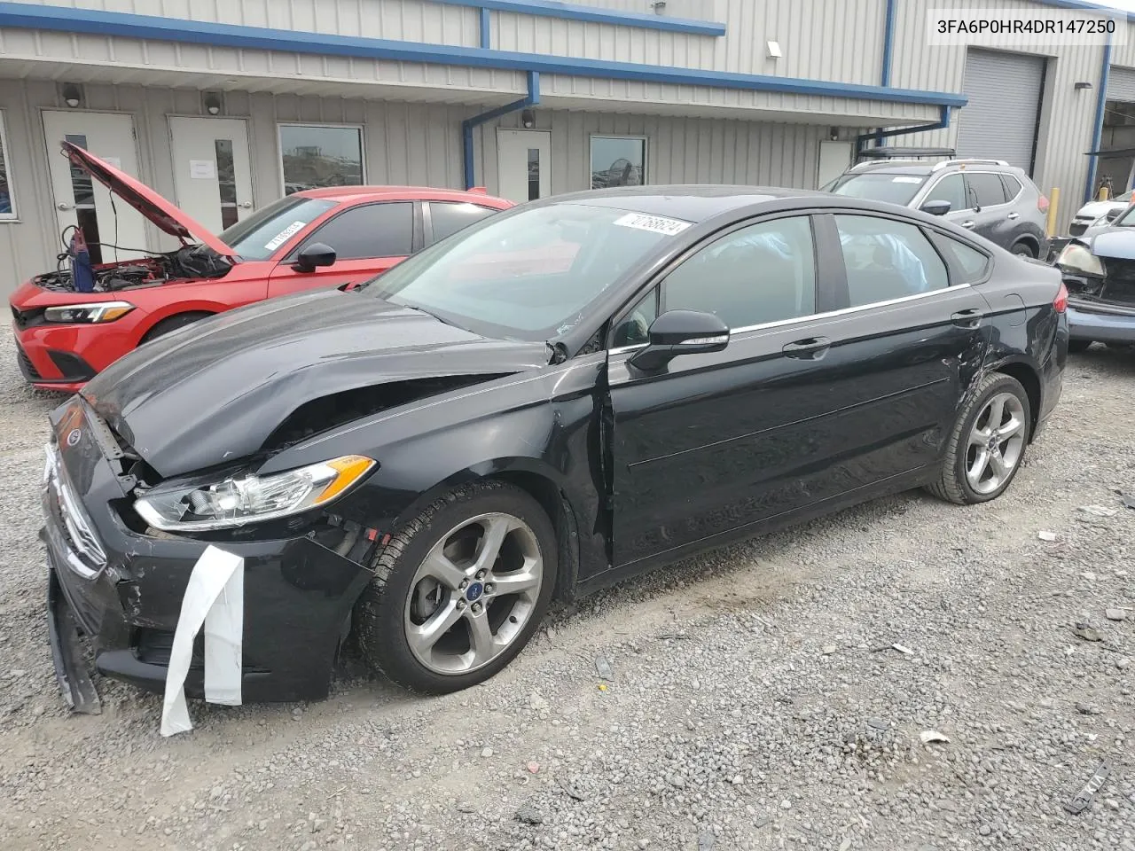 2013 Ford Fusion Se VIN: 3FA6P0HR4DR147250 Lot: 70768624