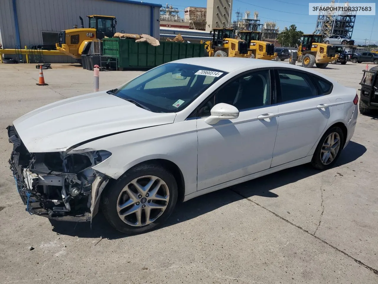 2013 Ford Fusion Se VIN: 3FA6P0H71DR337683 Lot: 70966514