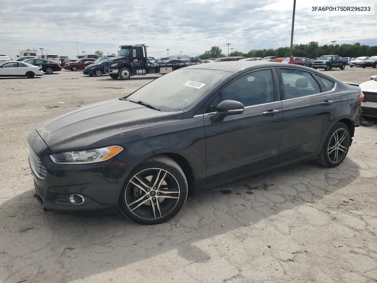 2013 Ford Fusion Se VIN: 3FA6P0H75DR296233 Lot: 71040124