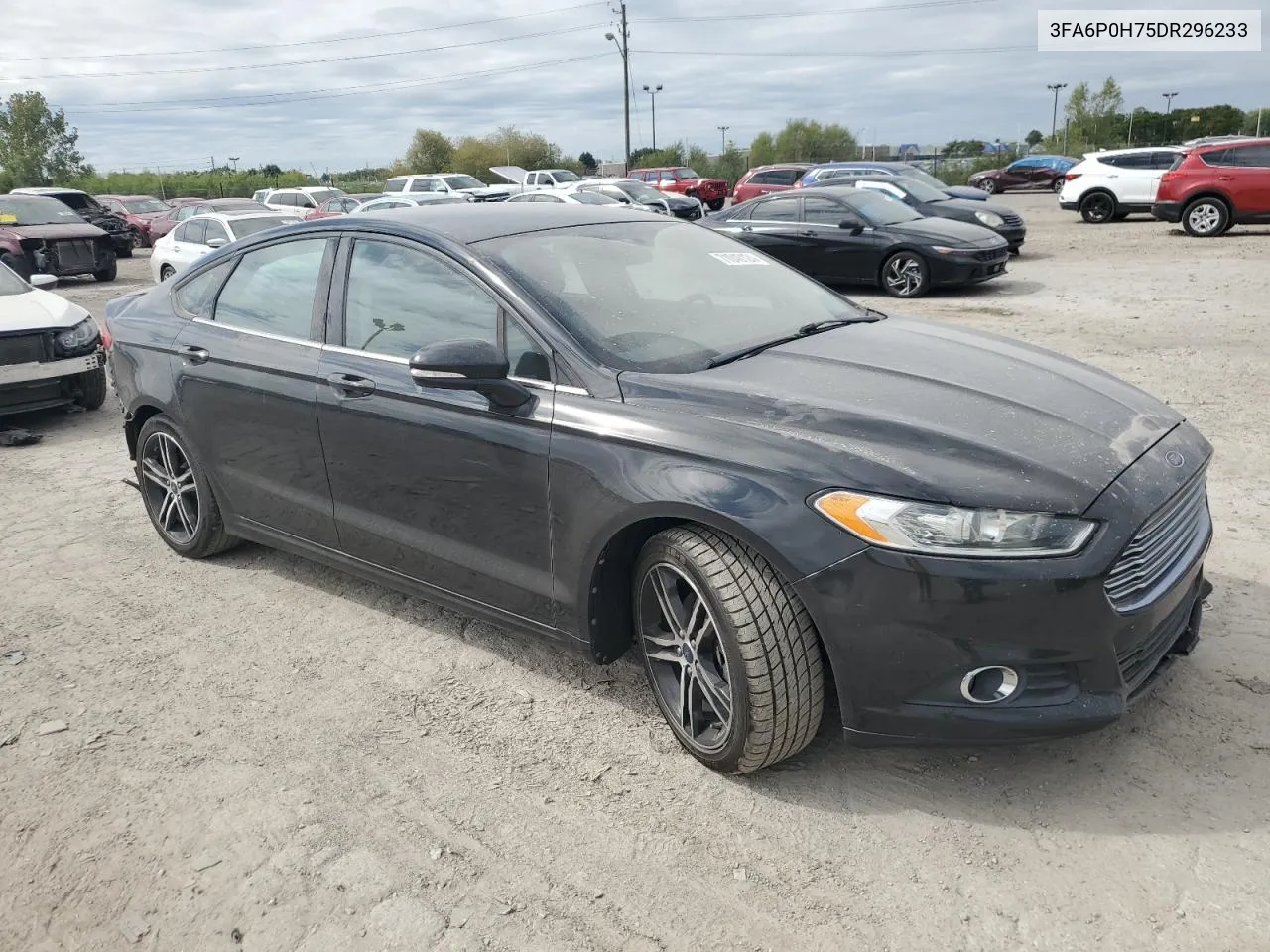 2013 Ford Fusion Se VIN: 3FA6P0H75DR296233 Lot: 71040124