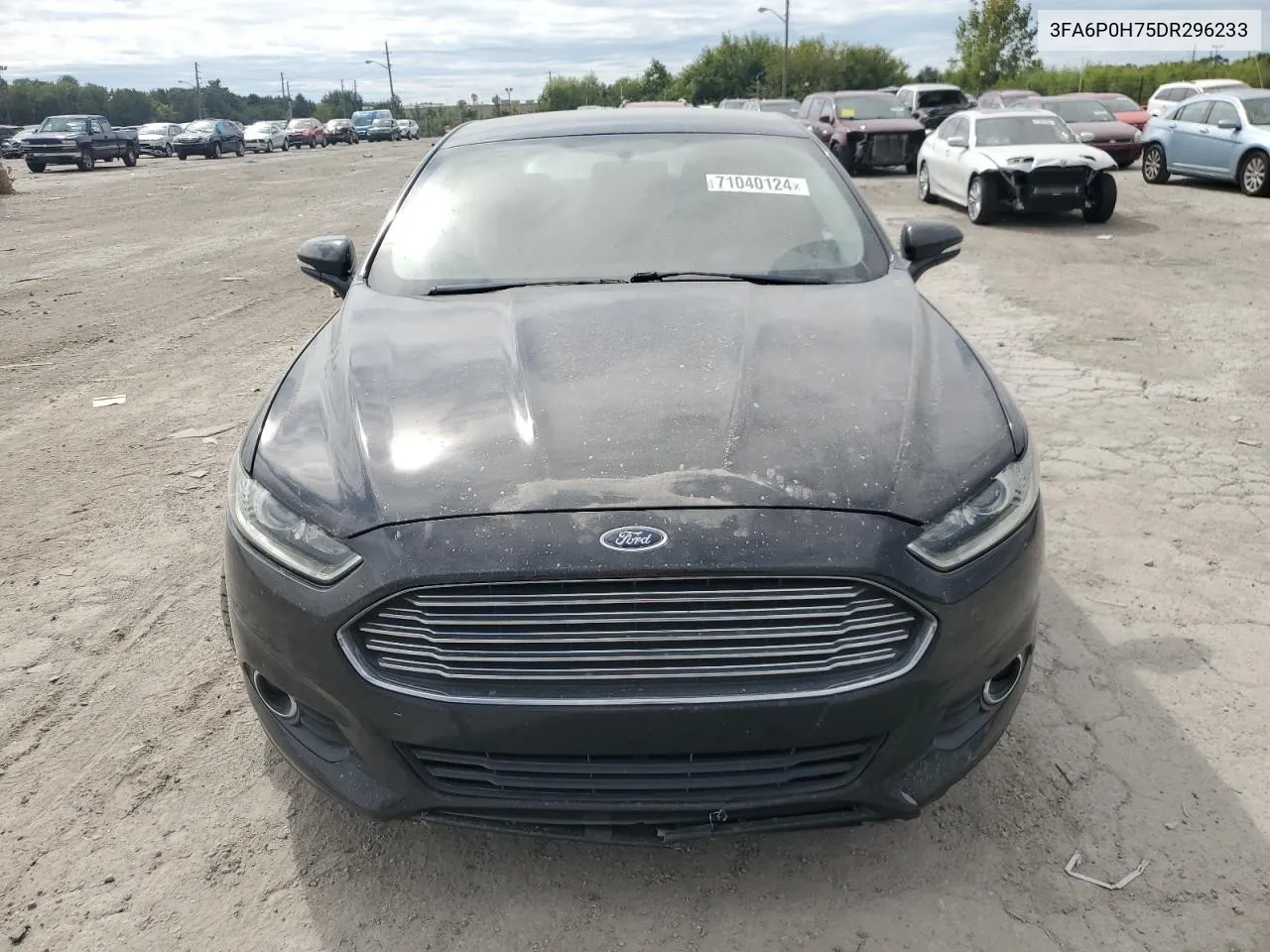 2013 Ford Fusion Se VIN: 3FA6P0H75DR296233 Lot: 71040124