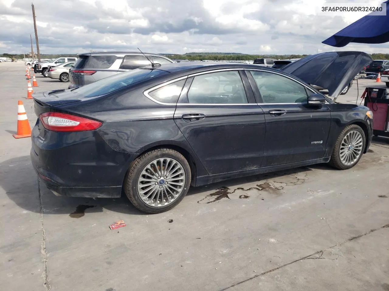 3FA6P0RU6DR324240 2013 Ford Fusion Titanium Hev